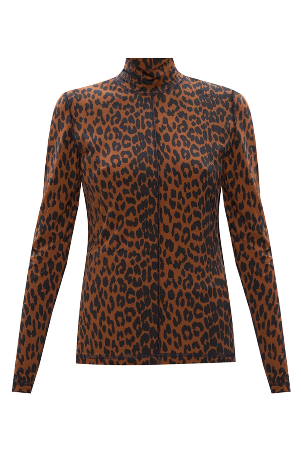 Ganni clearance leopard turtleneck